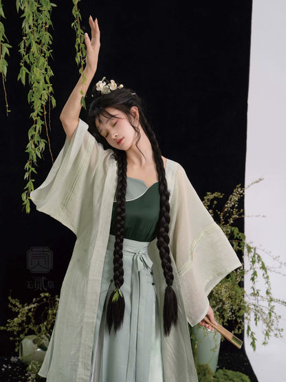 Lookbook Series Pool Wave Autumn Song Hanfu