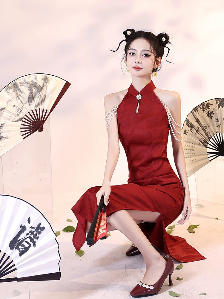 New Chinese Style Cheongsam Qipao Girlish Dressy Casual 23