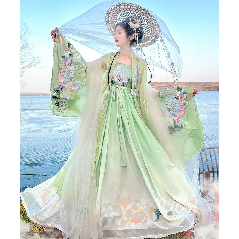 LOOKBOOK SERIES Tang Dynasty Fairy-Sleeved Shirt Hanfu