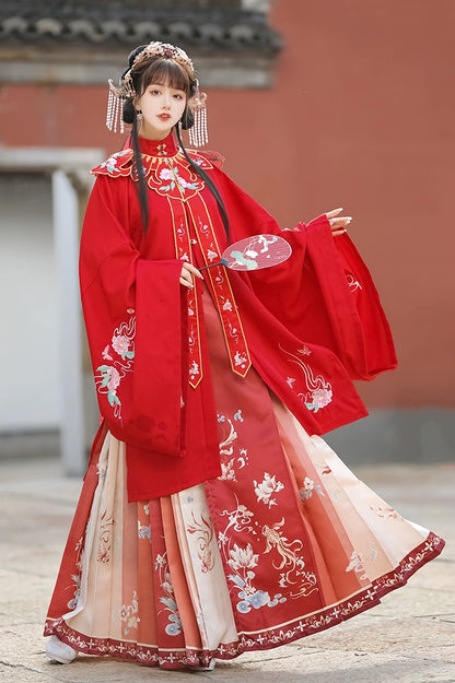 LOOKBOOK SERIES Ming Dynasty Horse Face Skirt Wedding Set