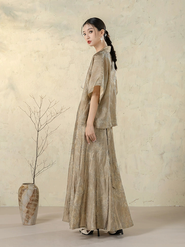 Lookbook Series Hanfu New Chinese Style Twelve-Broken Skirt