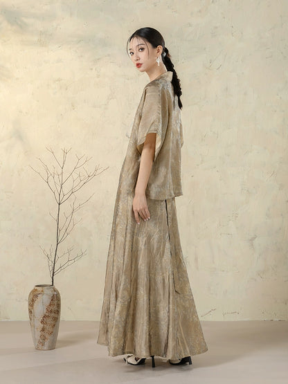 Lookbook Series Hanfu New Chinese Style Twelve-Broken Skirt