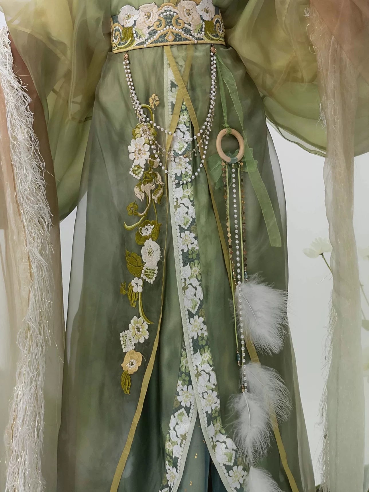 Celestial Silhouette Series Jade‑Dyed Ci Poem