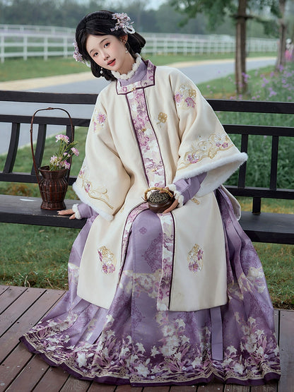 Lookbook Series Garden Lily Winter Hanfu