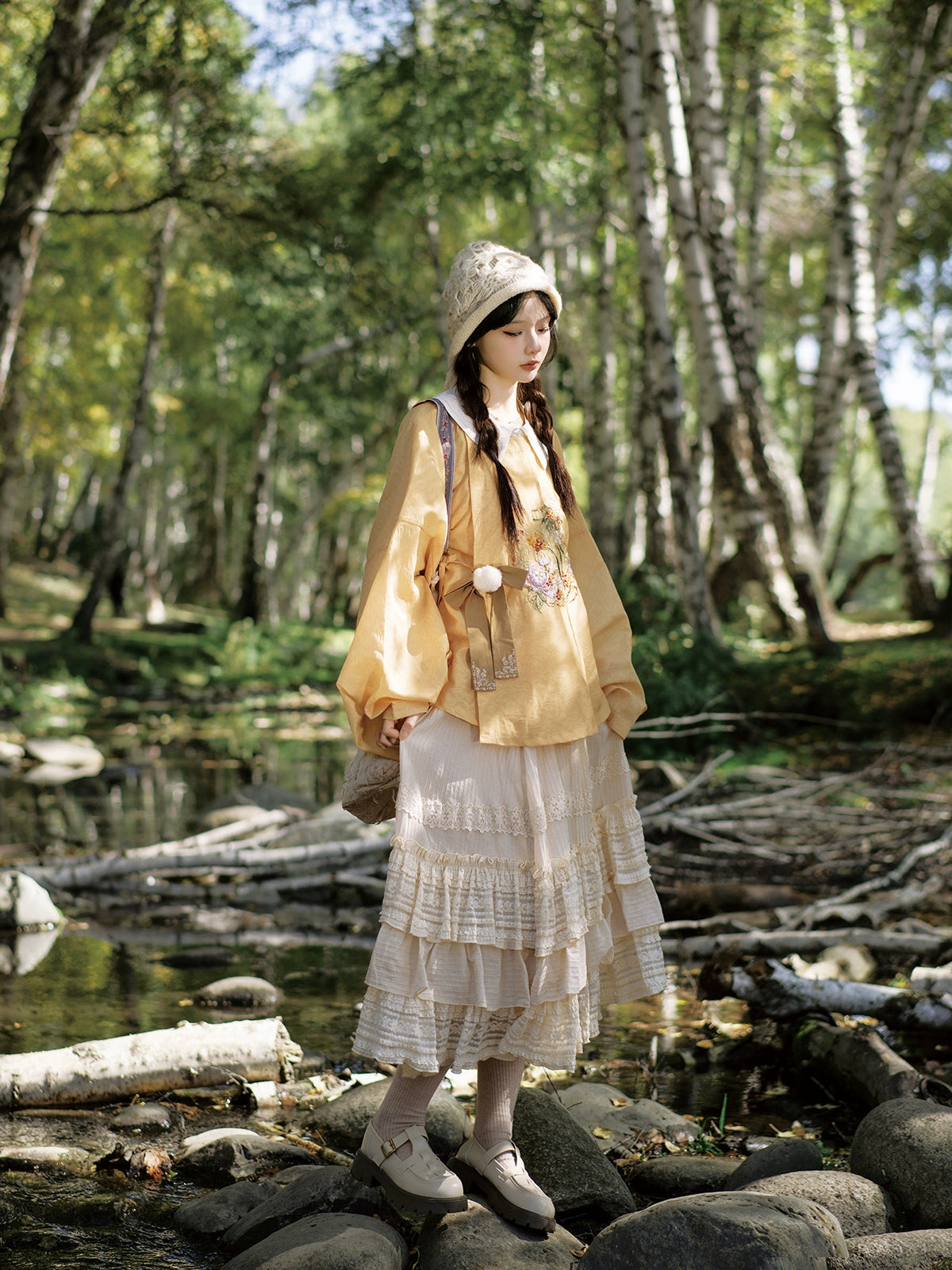 Lookbook Series Ming Autumn Hanfu Chrysanthemum