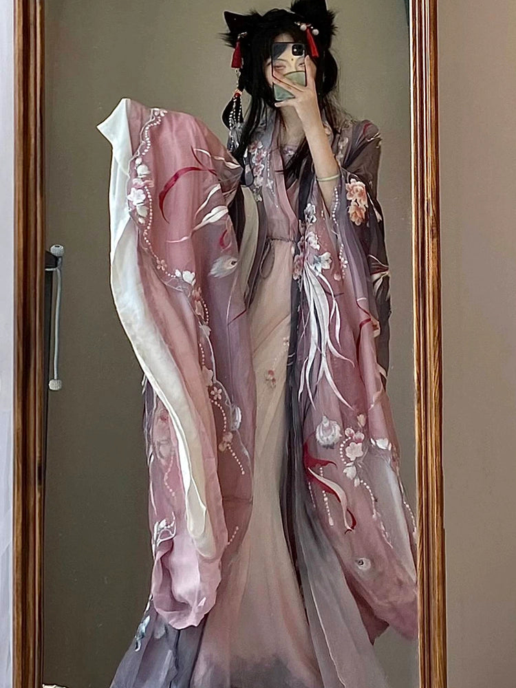 Ethereal Dreamscape Series Supreme Hanfu-Sparrow Malus