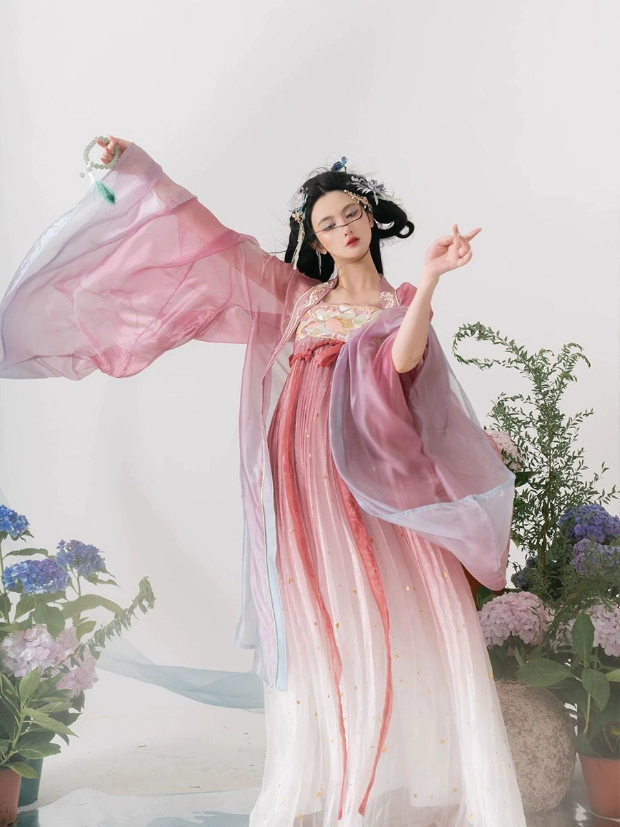 LOOKBOOK SERIES Tang Dynasty Embroidering Shirt Hanfu