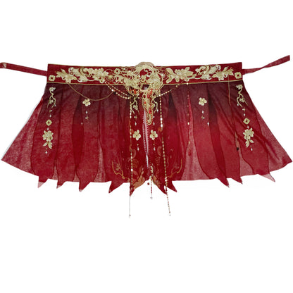 Haute Couture Series Woven Fabric Embroidered Hanfu Qing Huan Meet Dragon Wei Jin