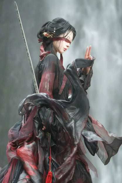 Oriental Aesthetics Series Crimson Rouge Hanfu Dress