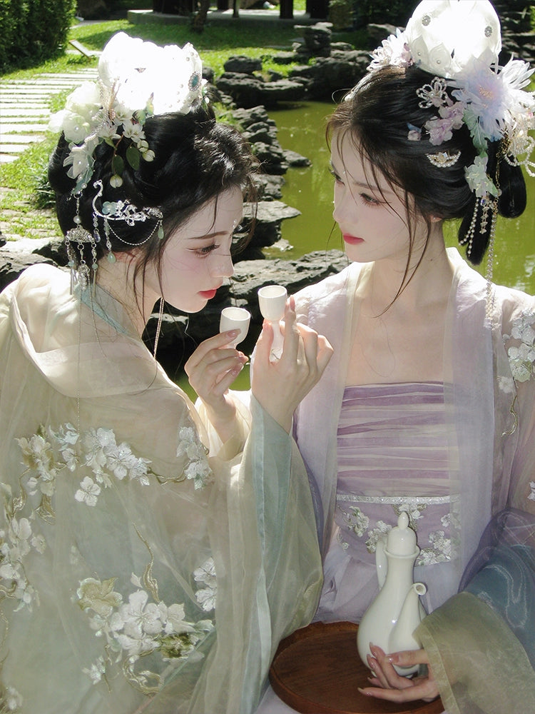 Hualure Series Hanfu Mist Veiled Crabapple