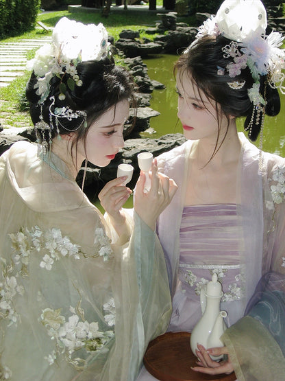 Hualure Series Hanfu Mist Veiled Crabapple