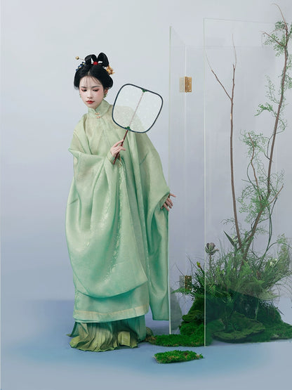 Shangyao Retreat Series FIVE Green Ming Hanfu