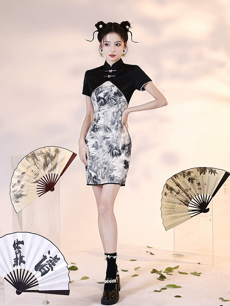 New Chinese Style Cheongsam Qipao Girlish Dressy Casual 19