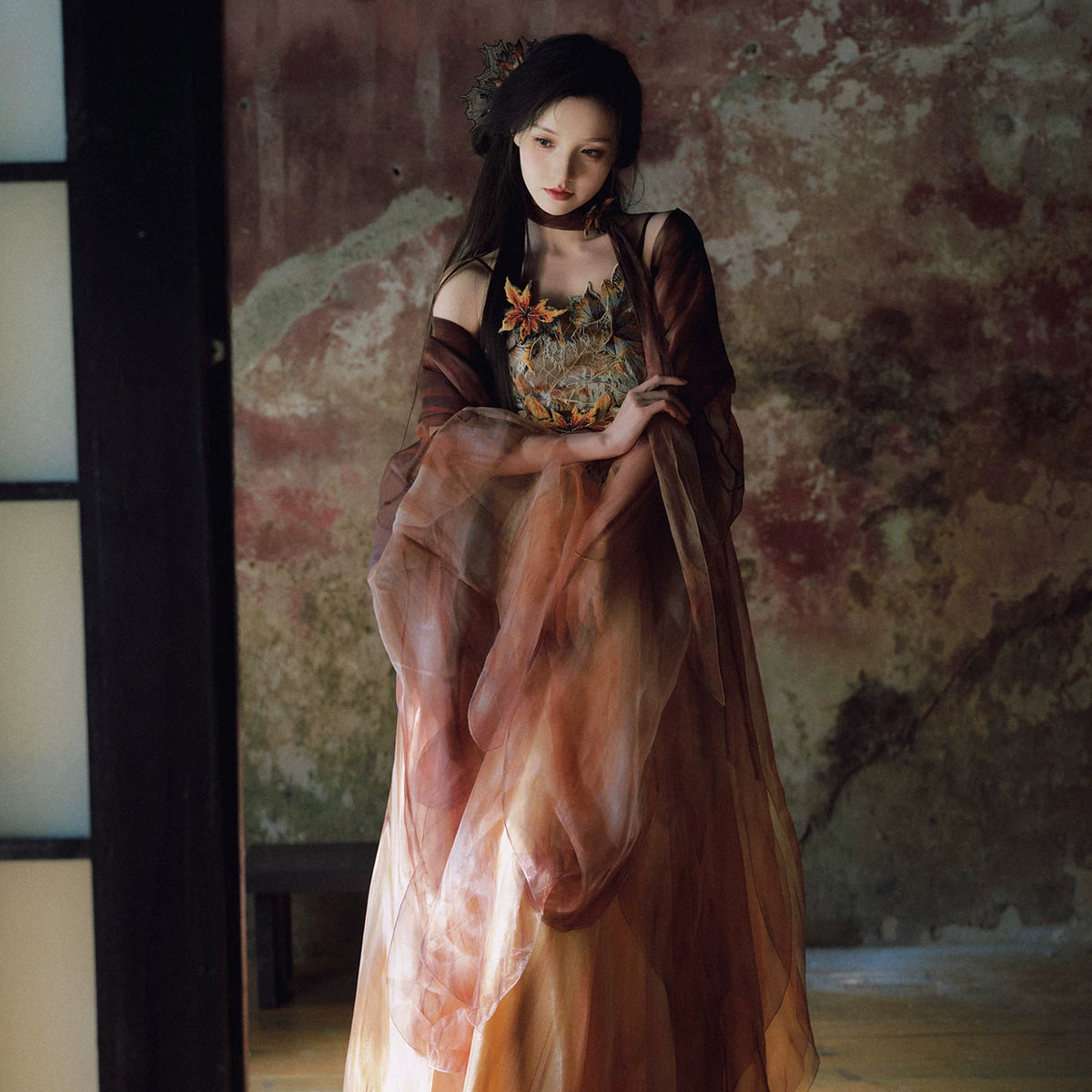 Timeless Fragrance Series Dead-Leaf Butterfly Hanfu