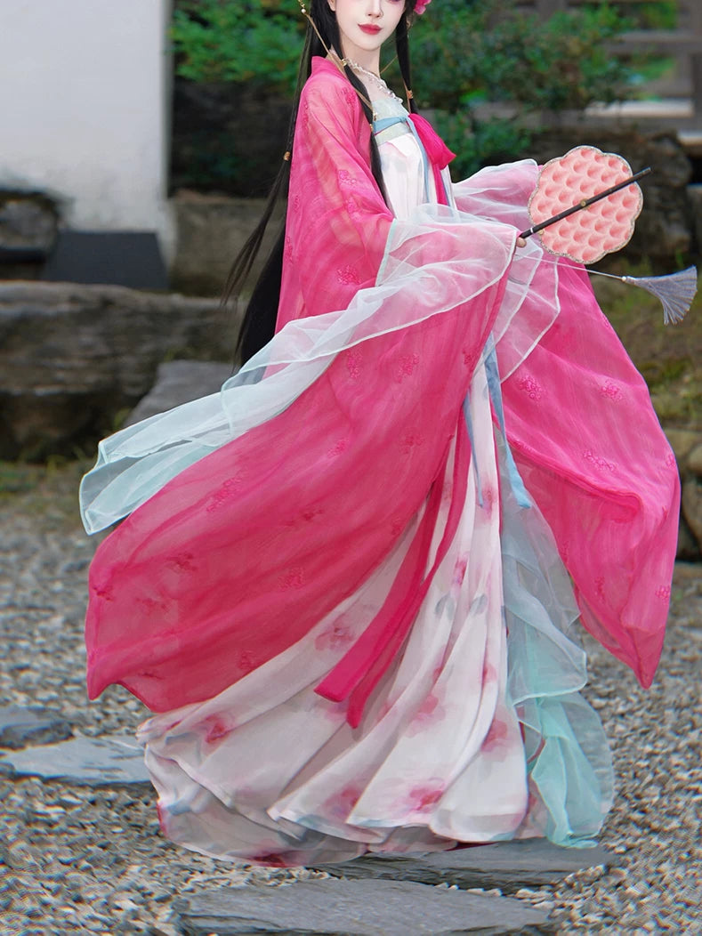 Costume Series Hanfu Dance Skirt Grain Rain