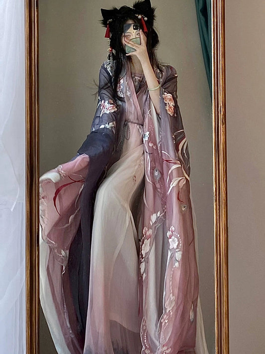 Ethereal Dreamscape Series Supreme Hanfu-Sparrow Malus