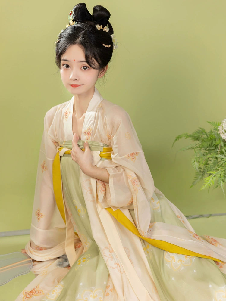 Tang Dynasty Original Hanfu Chest-length skirt