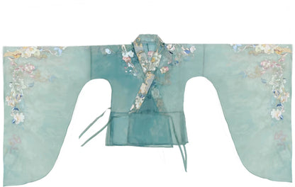 Haute Couture Series Woven Fabric Embroidered Hanfu Qing Huan Novempax Peaceglade