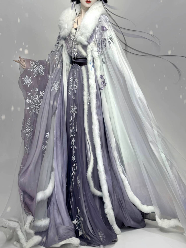 Ethereal Dreamscape Series Supreme Hanfu-Winter Nymph