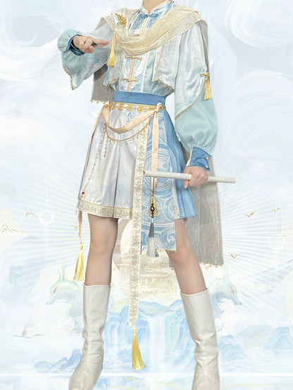 Flower Poetry Unisex Hanfu Viridhills