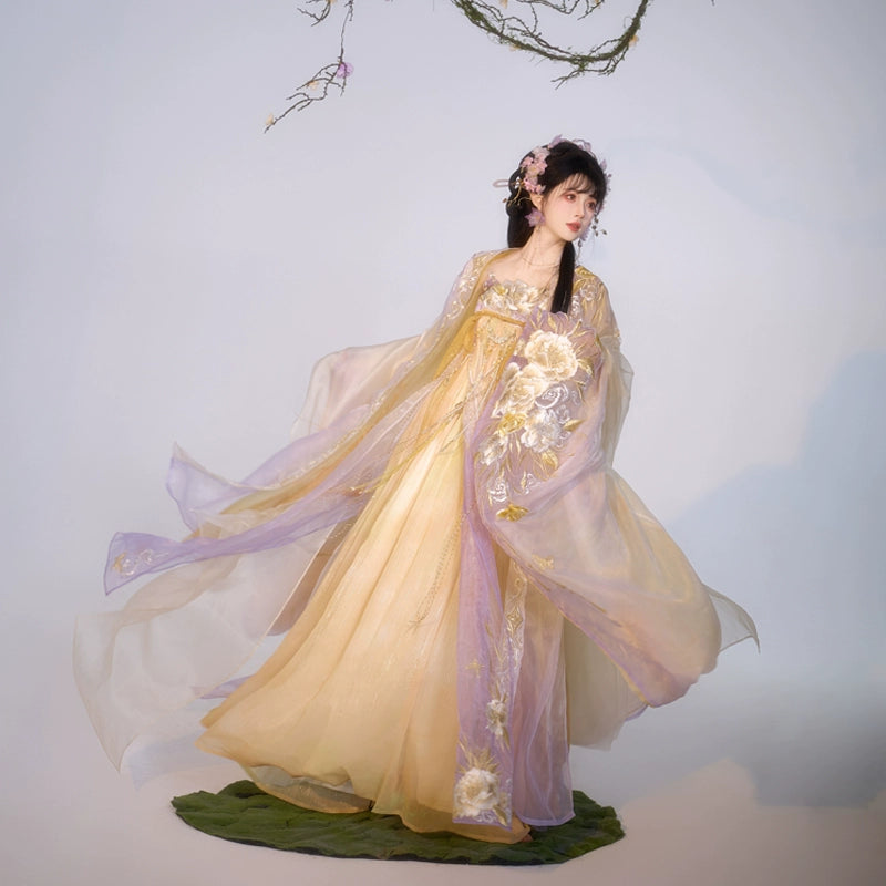 Ethereal Dreamscape Series Supreme Hanfu-Camellight