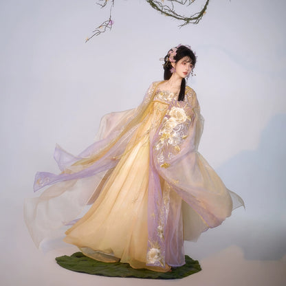 Ethereal Dreamscape Series Supreme Hanfu-Camellight