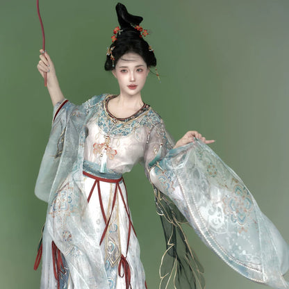 Ethereal Dreamscape Series Supreme Hanfu-Spring Mountain Awakens