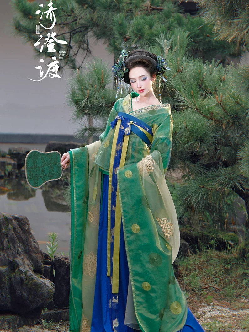 Costume Series Hanfu Dance Skirt Fresh Green