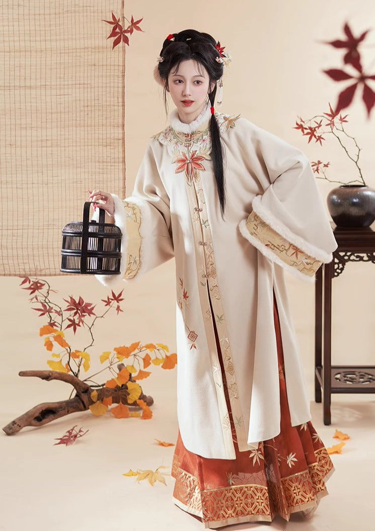 Ming Dynasty Modern Hanfu Qipao Cheongsam Dress Skirt, gifts for women 2024