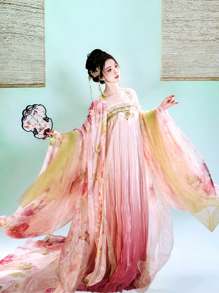 Daily Series Lustre Bloom Hanfu Dress