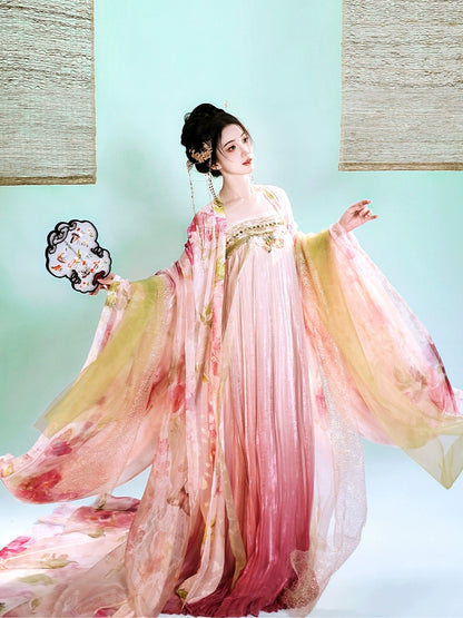 Daily Series Lustre Bloom Hanfu Dress