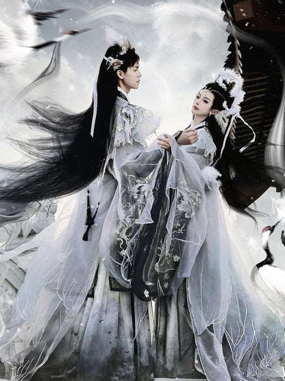 Couple Series Crane Sings Sky Male & Female Style