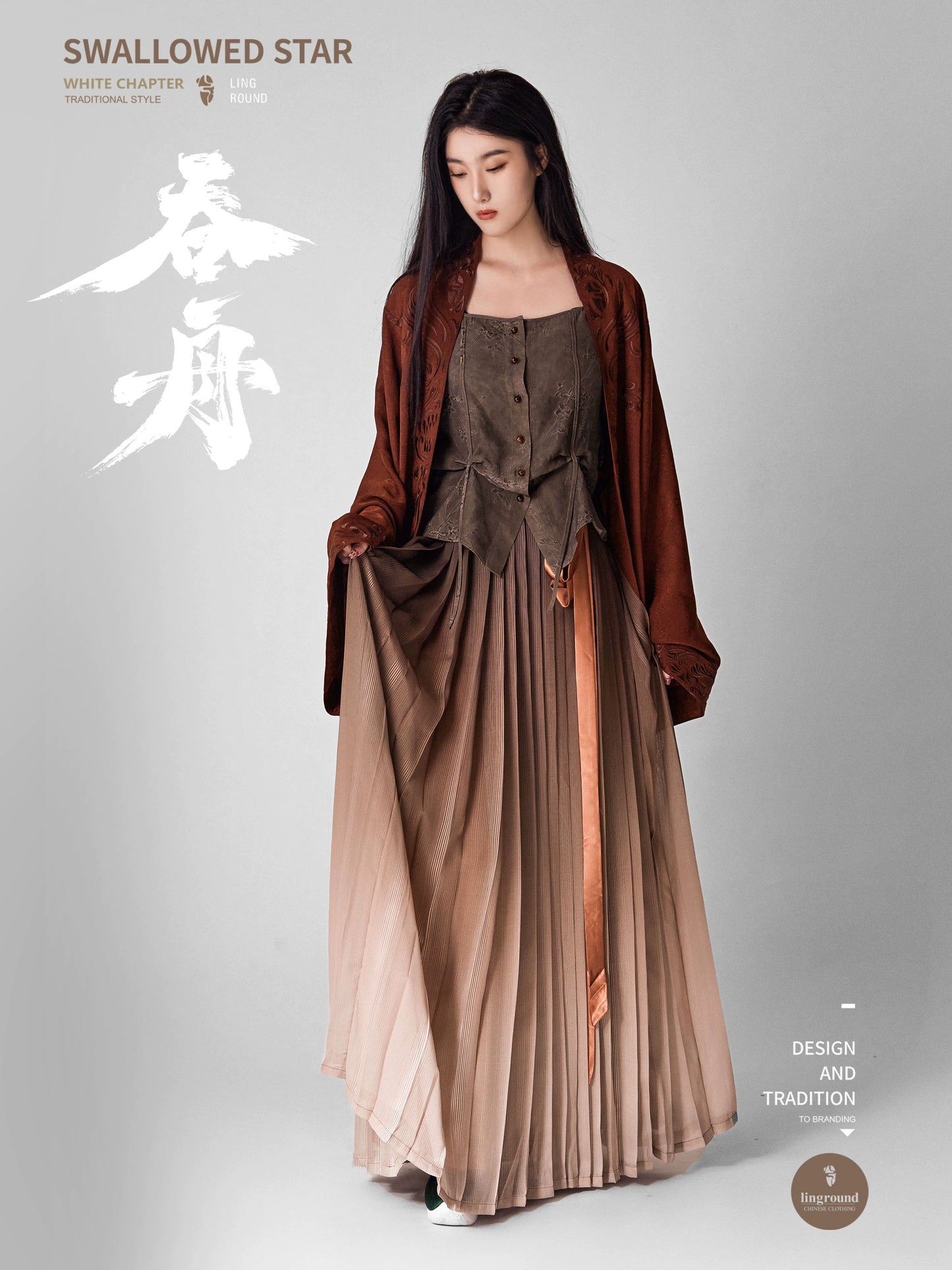 Lookbook Series Spring Summer Song Dynasty Hanfu High Quality Silk