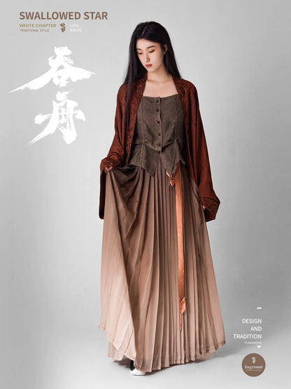 Lookbook Series Spring Summer Song Dynasty Hanfu High Quality Silk