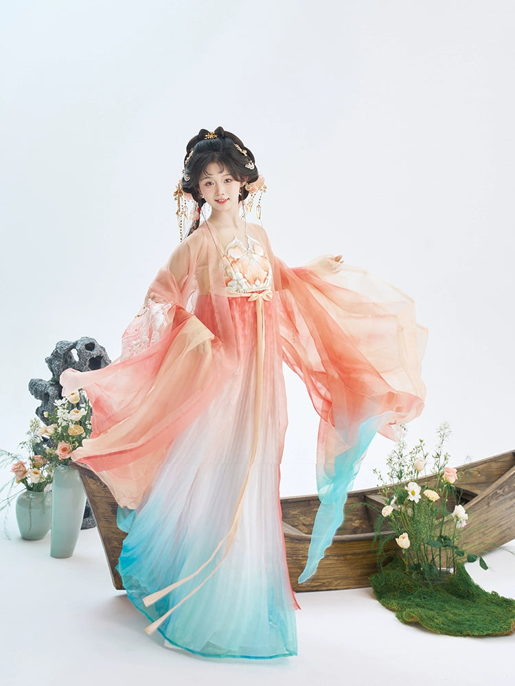 Timeless Fragrance Series Chase Fish Hanfu