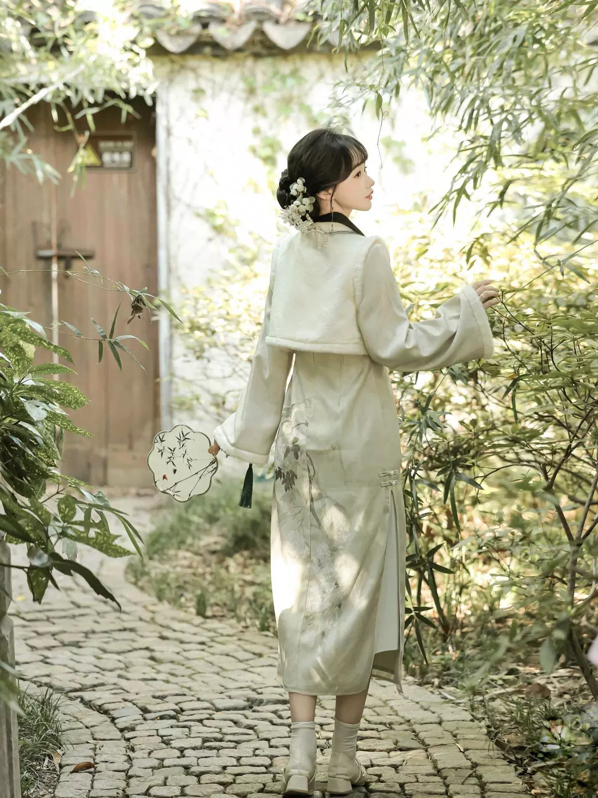 Neverland Series Han Elements Modern Hanfu White Apples