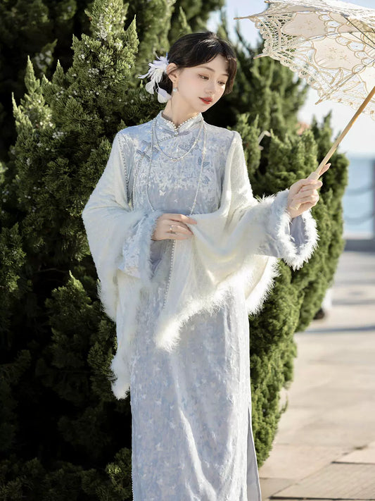 Neverland Series Han Elements Modern Hanfu Butterfly Love Cream