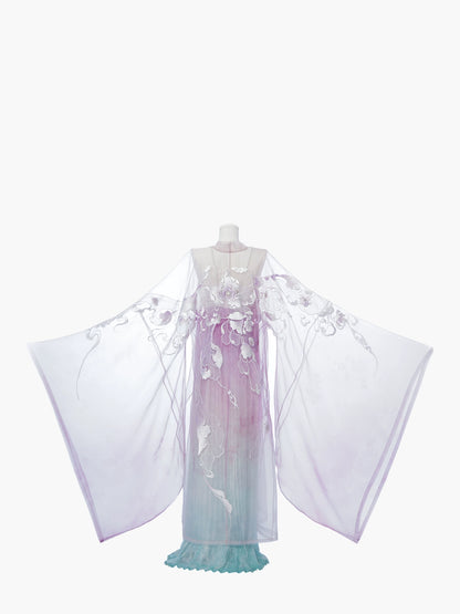 Timeless Fragrance Series Butterfly Feather Colorful Clothes Hanfu