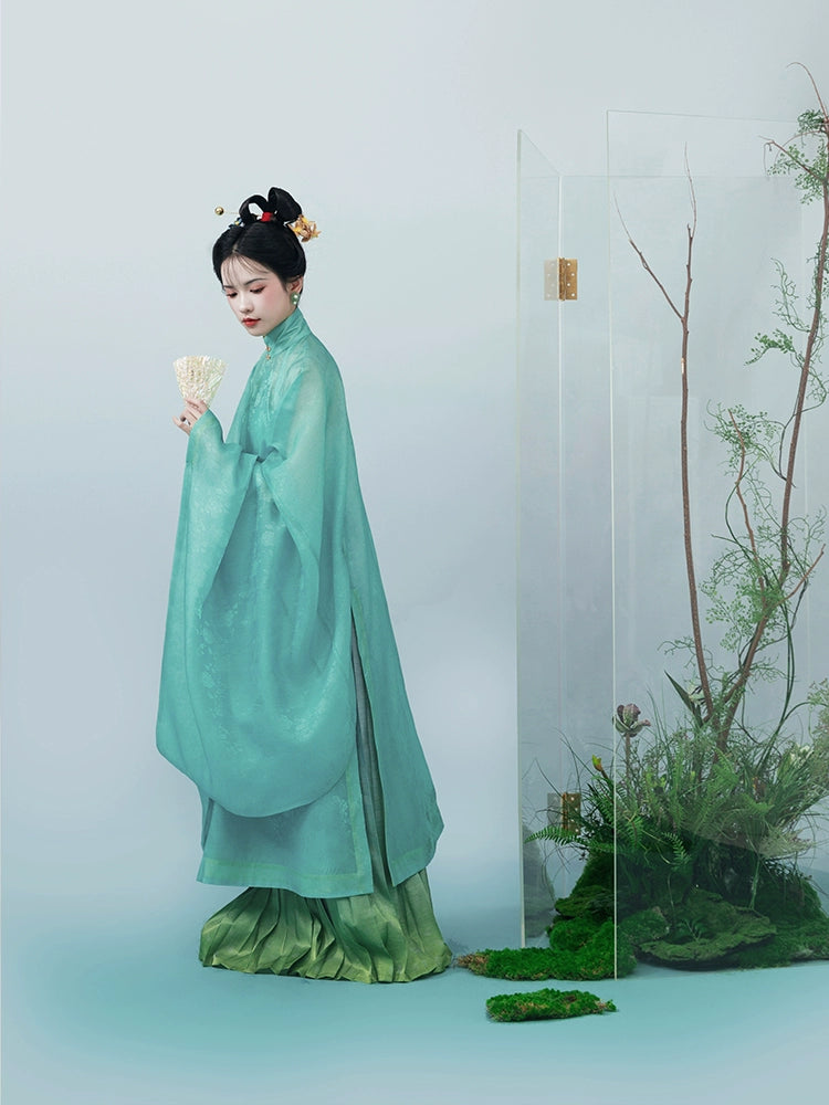 Shangyao Retreat Series FIVE Green Ming Hanfu