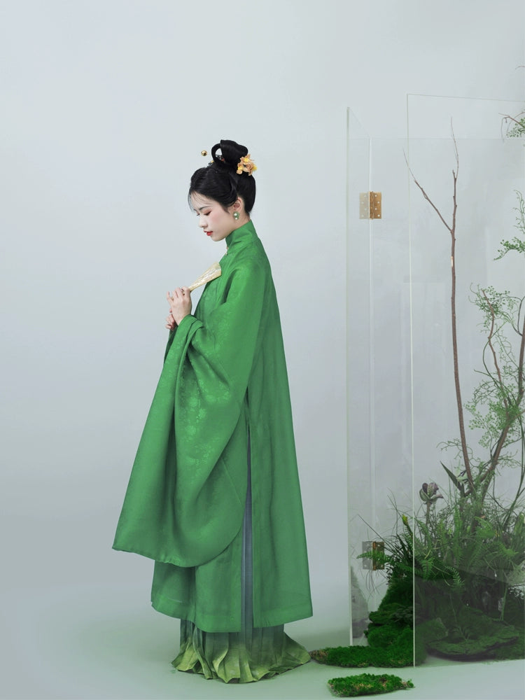 Shangyao Retreat Series FIVE Green Ming Hanfu