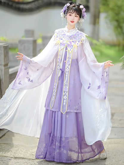 LOOKBOOK SERIES Ming Dynasty Waist-Length Mamian Skirt Suit