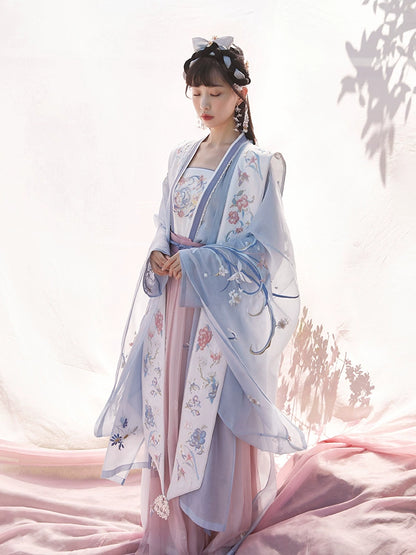 Qinghe Yi : Verdant Syntax-Large Sleeve Shirt+Ceremonial Cape