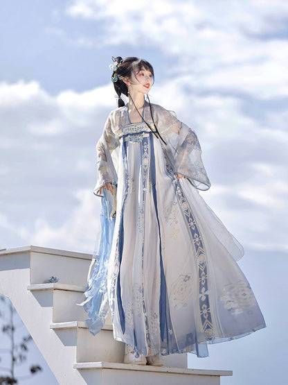 LOOKBOOK SERIES Tang Dynasty Long-Sleeved Shirt Hanfu