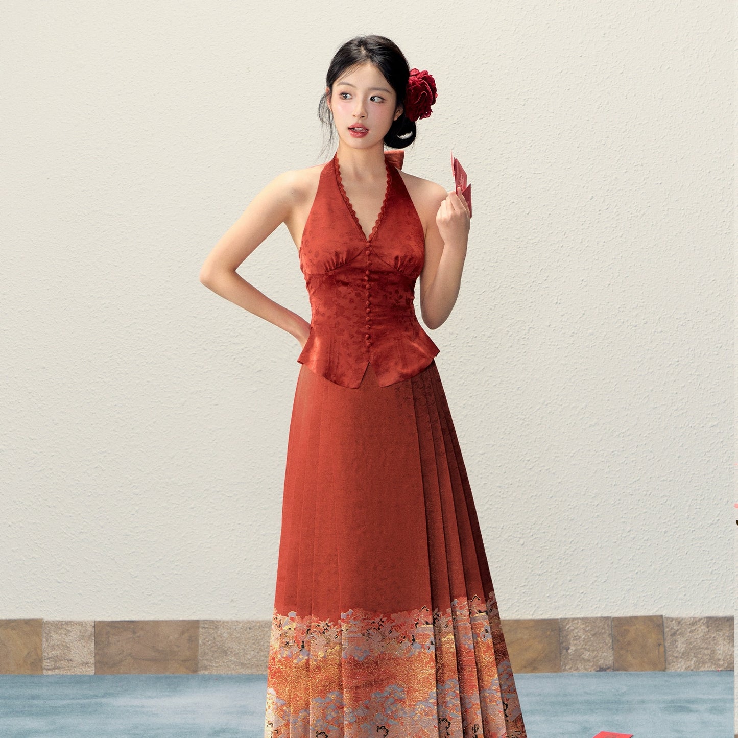 Lookbook Series Strings High-Grade Fabrics Ming Dynasty Engaged Hanfu