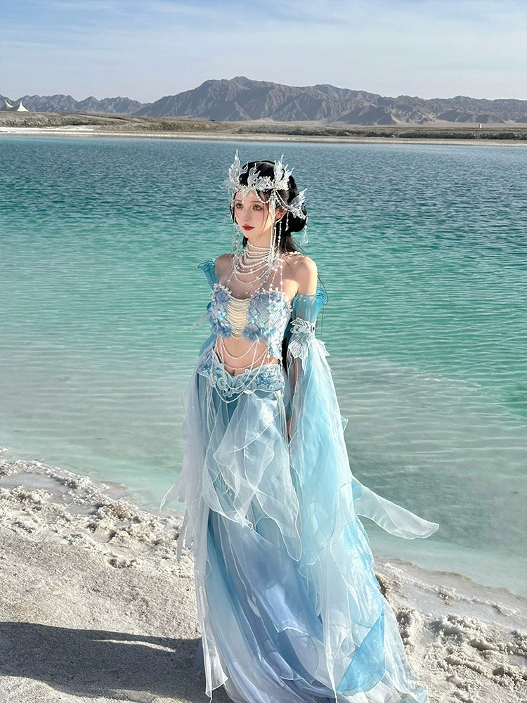 Exotic Series Mermaid Princess Hanfu Dress