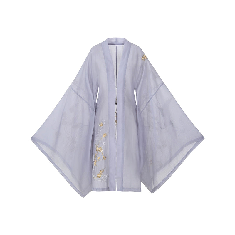 Hua Shen Ji : Pollination Cloud Skirt-Large Sleeve Shirt