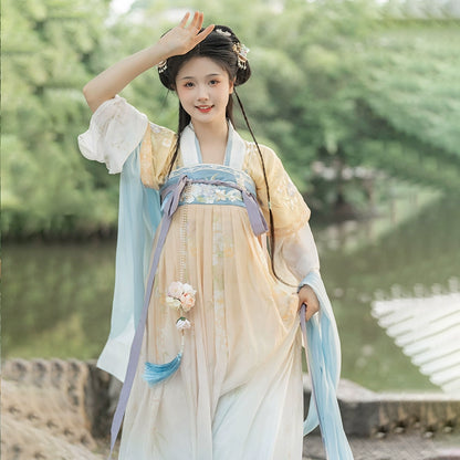 LOOKBOOK SERIES Tang Dynasty Roses Hanfu