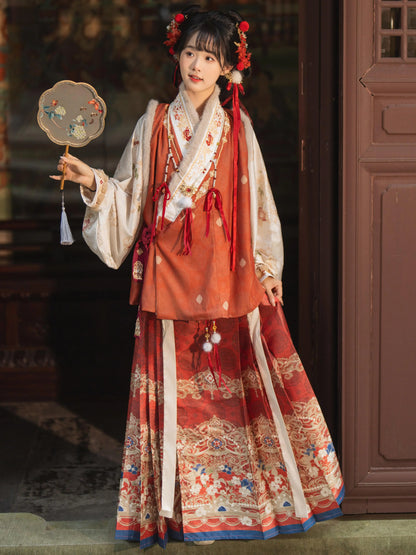 Lookbook Series Time and Years Winter Hanfu