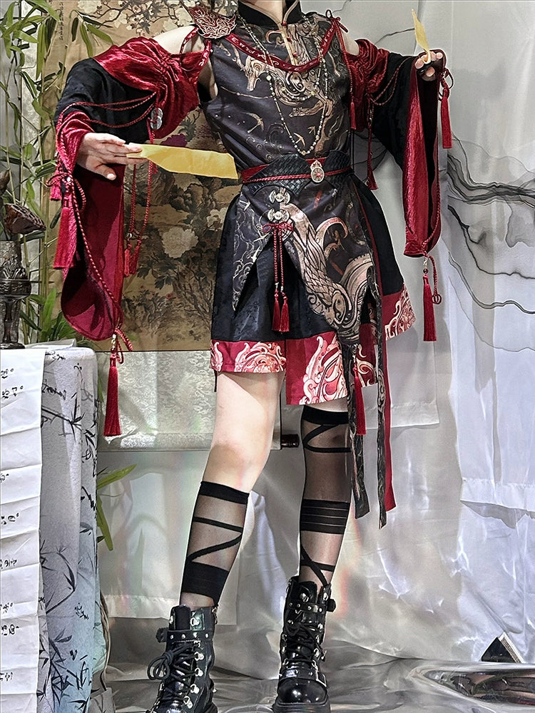 Flower Poetry Unisex Hanfu Justiclaw