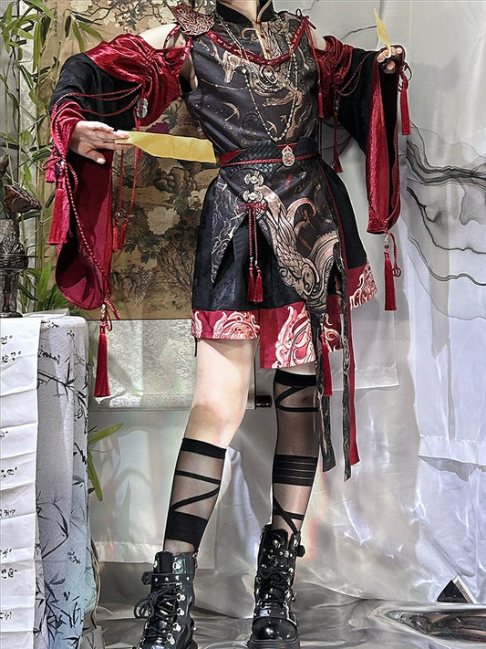 Flower Poetry Unisex Hanfu Justiclaw